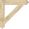 Ekena Millwork Traditional Arts & Crafts Rough Sawn Bracket, Douglas Fir, 6"W x 40"D x 40"H BKT06X40X40TRA03RDF - alternate 3